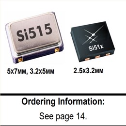 Skyworks低功耗振蕩器Si515,6G交換機晶振,515CDA8M00000AAGR